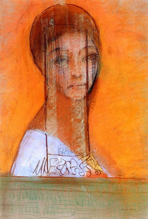 1895 Veiled Woman